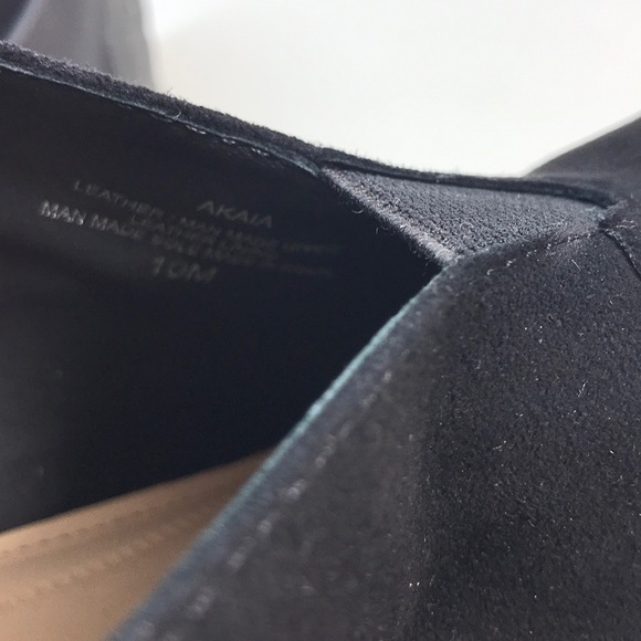 NWOT Nurture Black Suede Booties Size 10 - Picture 8 of 8